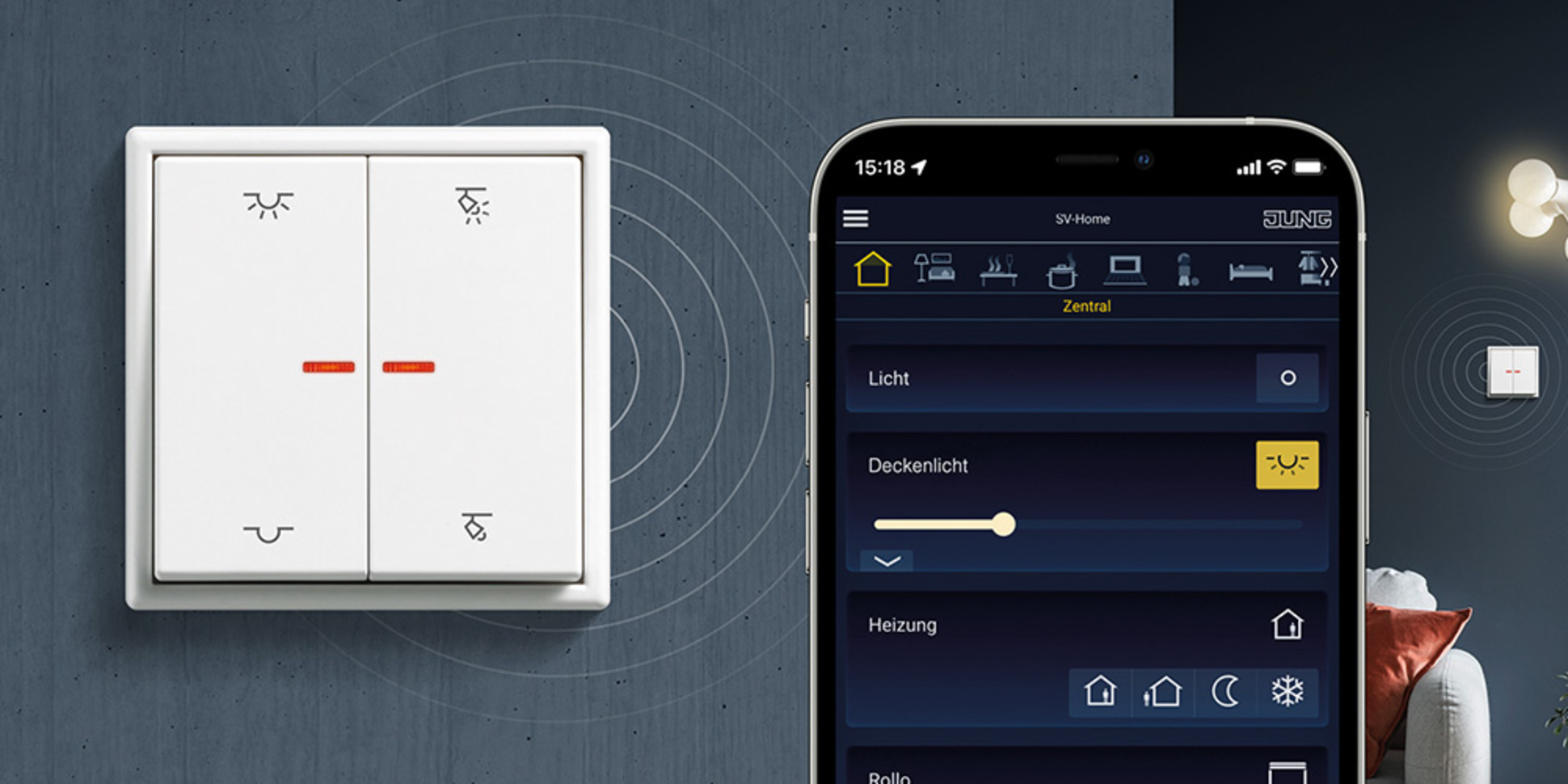 KNX RF Taster bei Stromiker GbR Gross & Dizer in Hasselroth